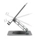 Laptop Stand Folding Lift Cooling Base Desktop Tablet Portable  Adjustable Bracket Compatible With All Notebook Sliver